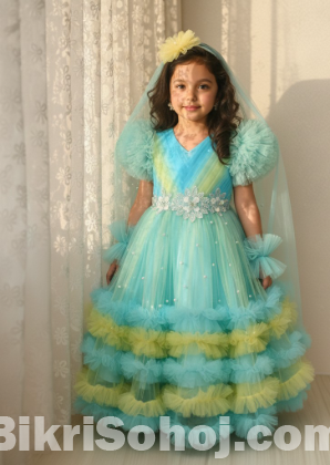 Baby Party Gown (Pori Dress) পার্টি গাউন (পরী ড্রেস)